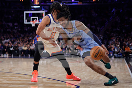 Grizzlies Knicks Basketball