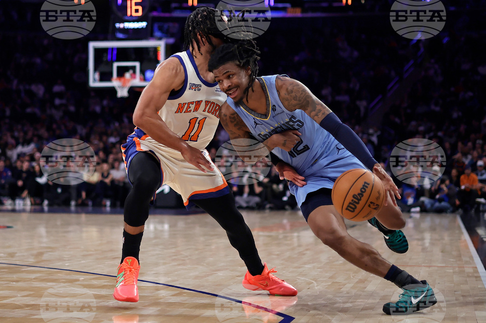 Grizzlies Knicks Basketball