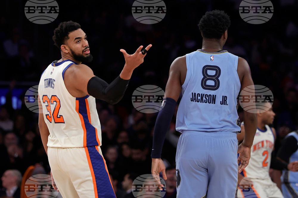 Grizzlies Knicks Basketball