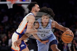 Grizzlies Knicks Basketball