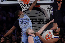 Grizzlies Knicks Basketball