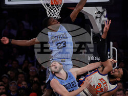 Grizzlies Knicks Basketball