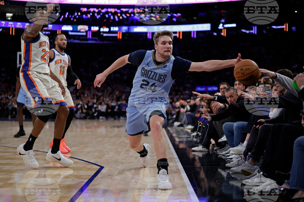 Grizzlies Knicks Basketball