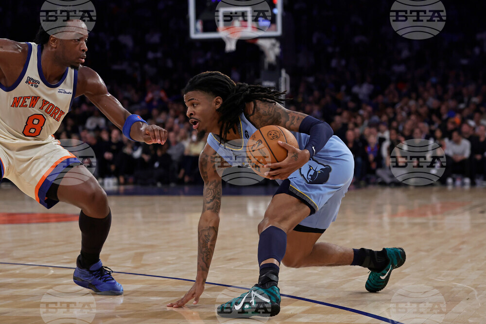 Grizzlies Knicks Basketball