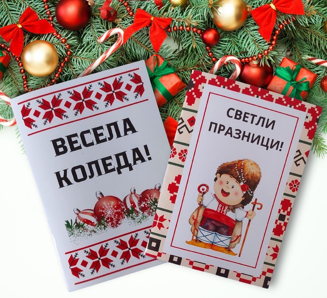 Възпитаник на училище „Иван Вазов“ в Престън и Ланкастър създава коледни картички по собствен дизайн на български език