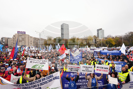 Romania Anti Austerity Protest