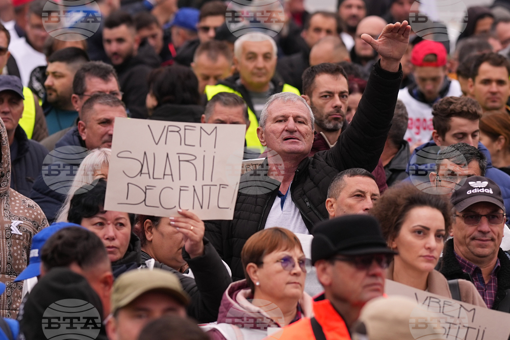 Romania Anti Austerity Protest