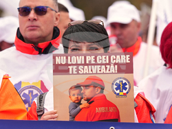 Romania Anti Austerity Protest