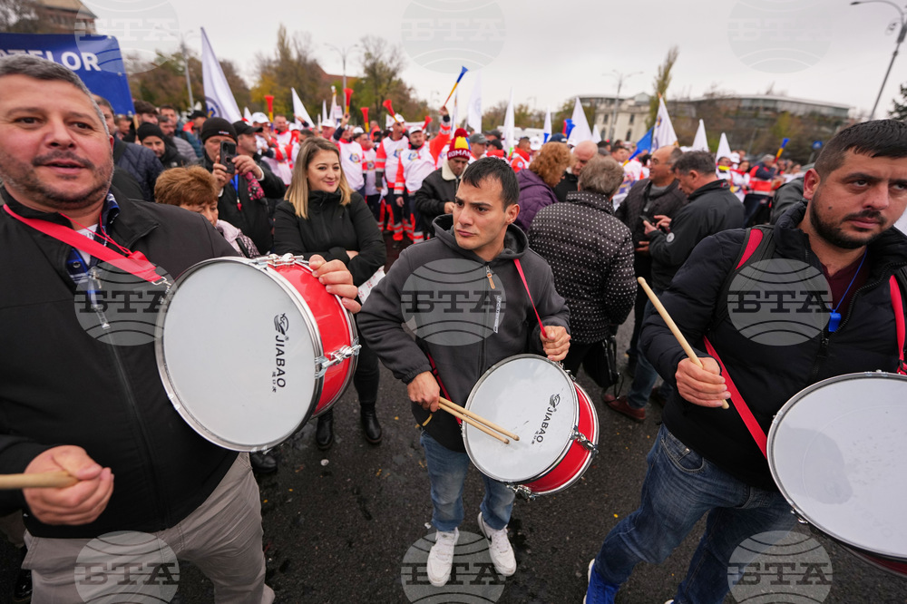 Romania Anti Austerity Protest