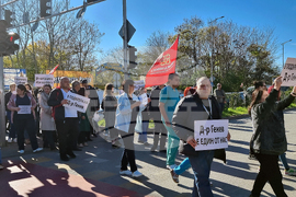 Пловдив - медици - протест