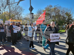 Пловдив - медици - протест