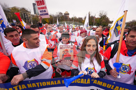 Romania Anti Austerity Protest