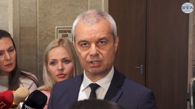 Наша делегация заминава за Русия, за да водим разговори във връзка с „Лукойл“, каза Костадин Костадинов от „Възраждане“