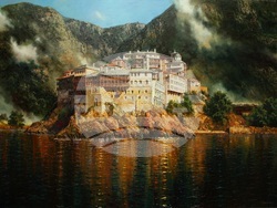 Васил Горанов показва 13 манастира в изложба, благословена от Негово Светейшество Даниил, патриарх Български и митрополит Софийски. Снимка: Организаторите на събитието