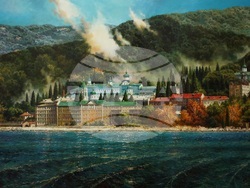 Васил Горанов показва 13 манастира в изложба, благословена от Негово Светейшество Даниил, патриарх Български и митрополит Софийски. Снимка: Организаторите на събитието