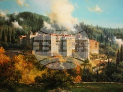 Васил Горанов показва 13 манастира в изложба, благословена от Негово Светейшество Даниил, патриарх Български и митрополит Софийски. Снимка: Организаторите на събитието