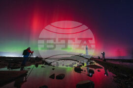 APTOPIX Britain Northern Lights