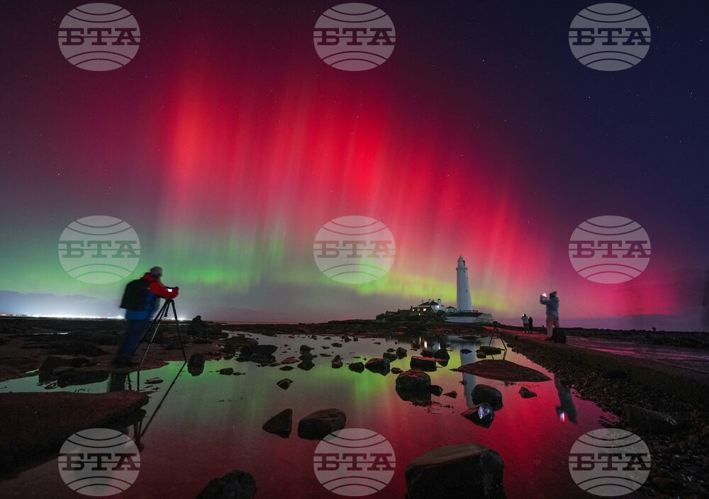 APTOPIX Britain Northern Lights