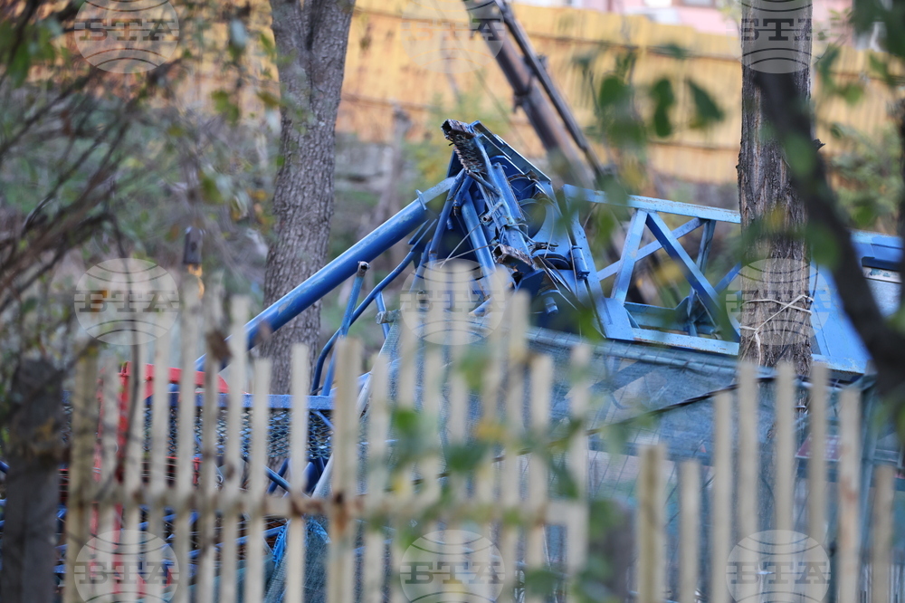 Благоевград - товароподемна техника - авария