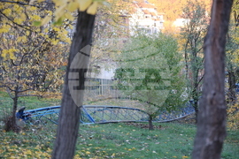 Благоевград - товароподемна техника - авария