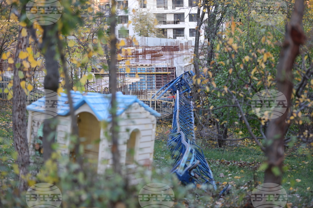 Благоевград - товароподемна техника - авария