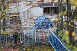 Благоевград - товароподемна техника - авария