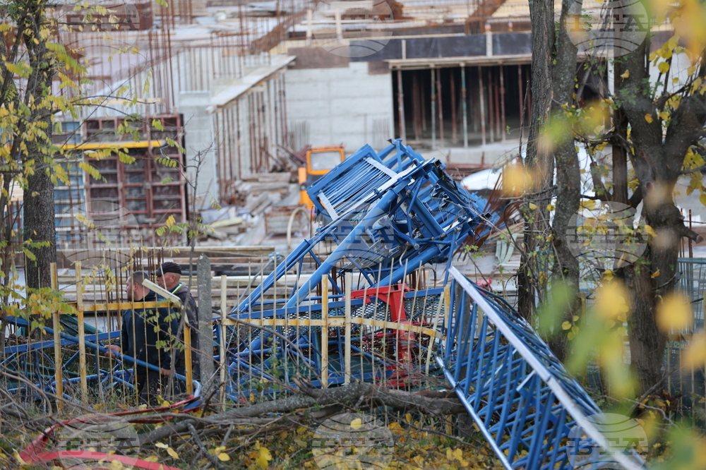 Благоевград - товароподемна техника - авария