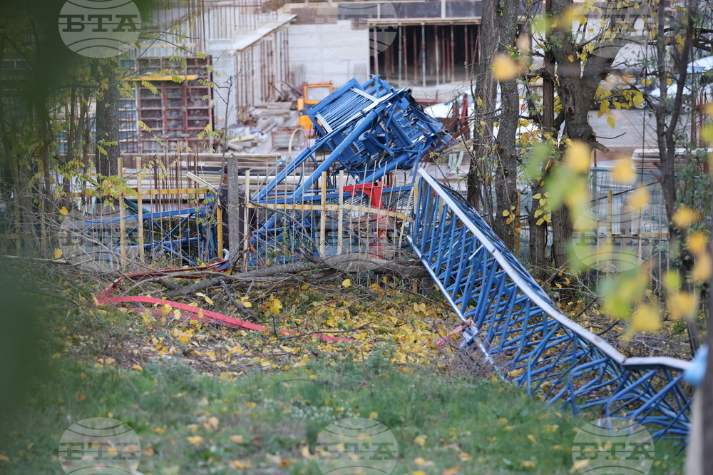 Благоевград - товароподемна техника - авария