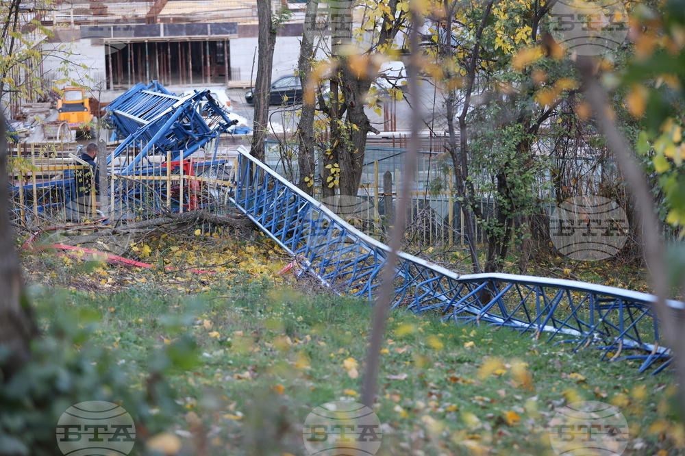 Благоевград - товароподемна техника - авария