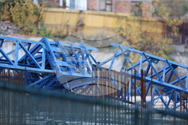 Благоевград - товароподемна техника - авария