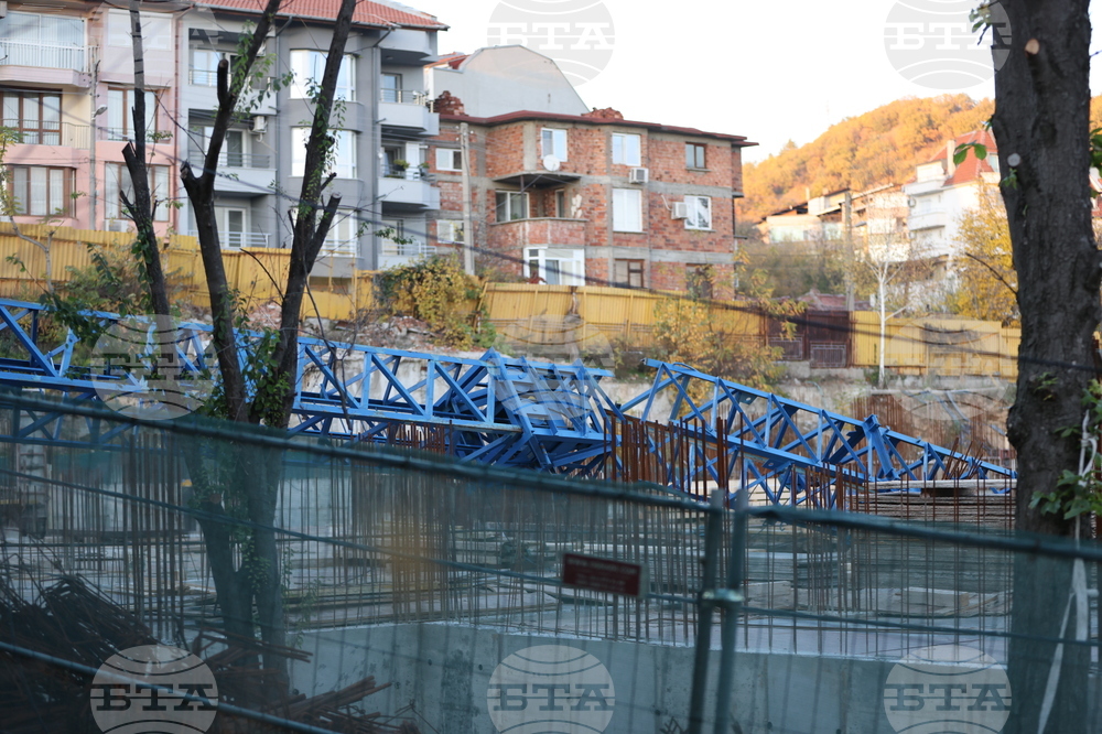 Благоевград - товароподемна техника - авария