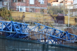 Благоевград - товароподемна техника - авария