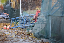 Благоевград - товароподемна техника - авария