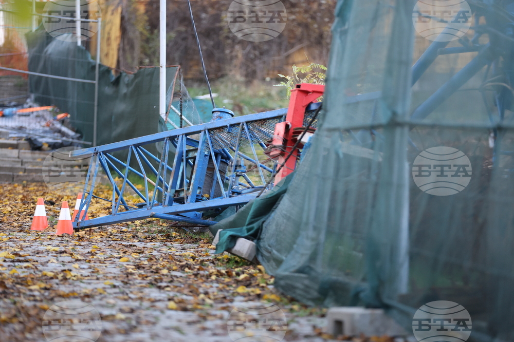 Благоевград - товароподемна техника - авария