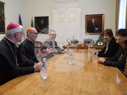 Българка академия на науките  - кардинал Пиербатиста Пицабала  - награждаване