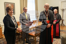 Българка академия на науките  - кардинал Пиербатиста Пицабала  - награждаване