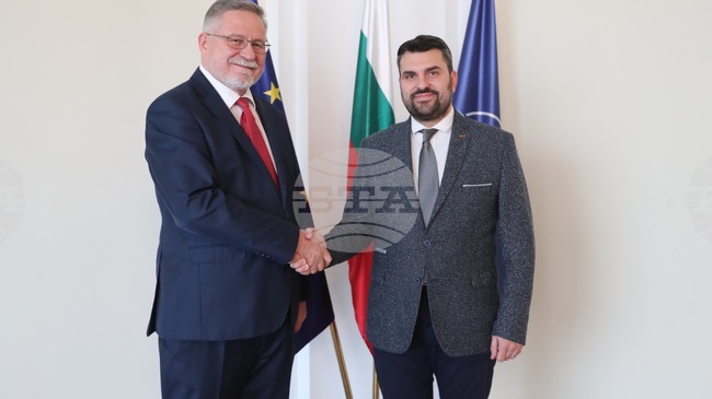 Външният министър Георг Георгиев проведе прощална среща с посланика на Полша в България Мачей Шимански