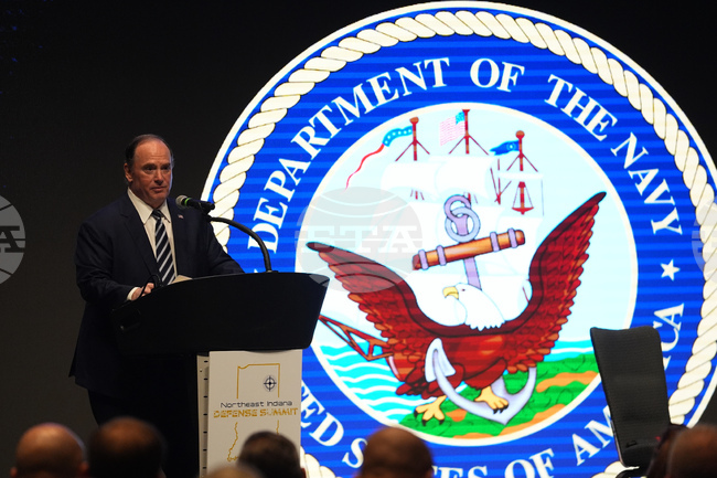 CORRECTION Hegseth Defense Summit