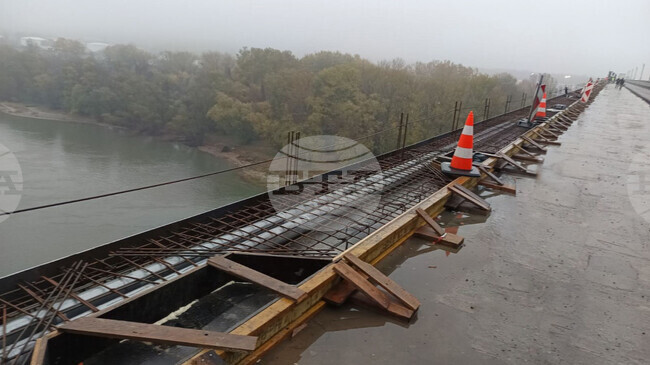 Изработени са 693 стоманобетонни панела за ремонта на Дунав мост, съобщиха от АПИ