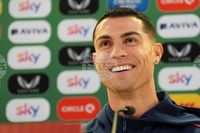 Кристиано Роналдо преди мача с Ирландия: „Обещавам да бъда послушен“