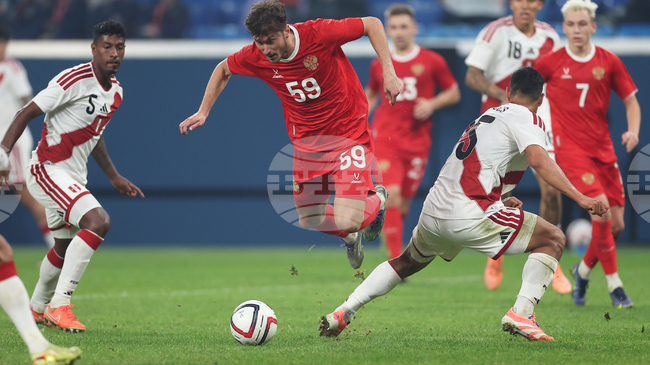 Русия завърши наравно с Перу в приятелски мач