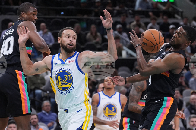 APTOPIX Warriors Spurs Basketball