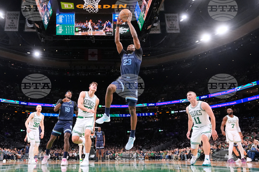 Grizzlies Celtics Basketball