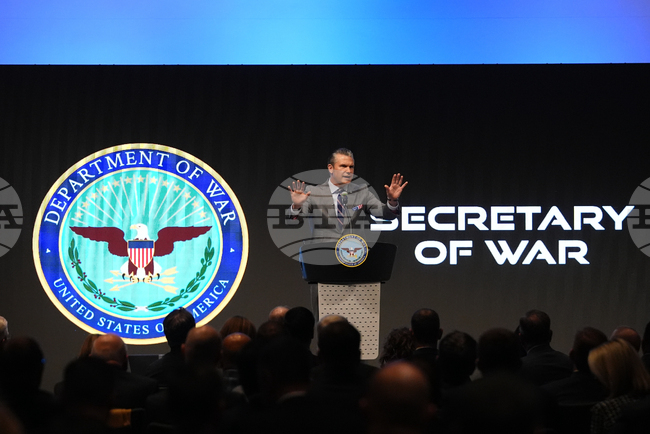 APTOPIX Hegseth Defense Summit