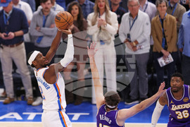 Lakers Thunder Basketball