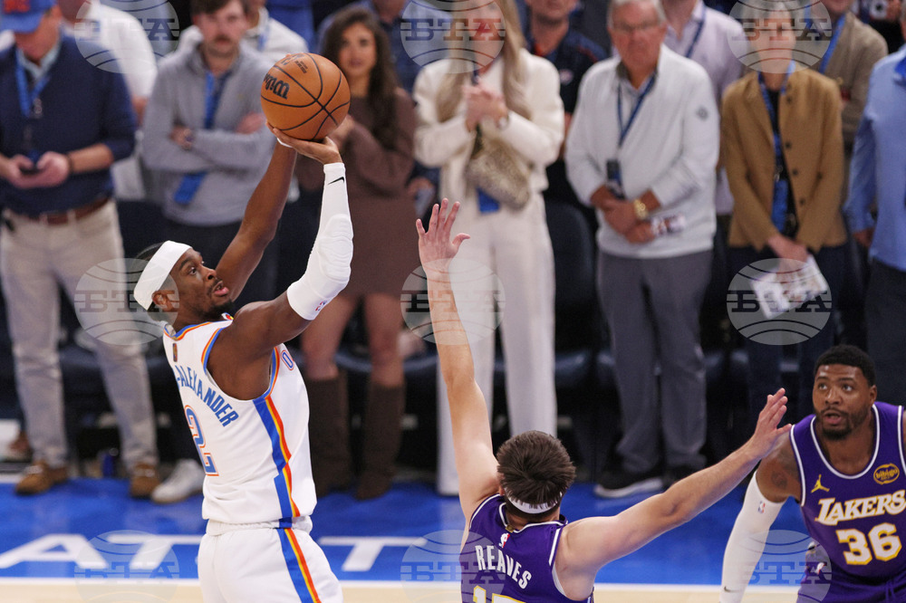 Lakers Thunder Basketball