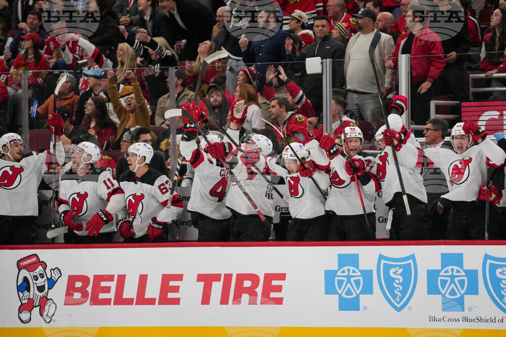 Devils Blackhawks Hockey