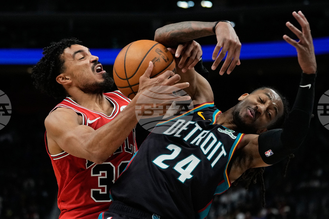 APTOPIX Bulls Pistons Basketball