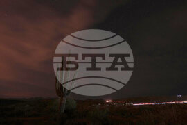 APTOPIX Aurora Borealis Arizona Weather