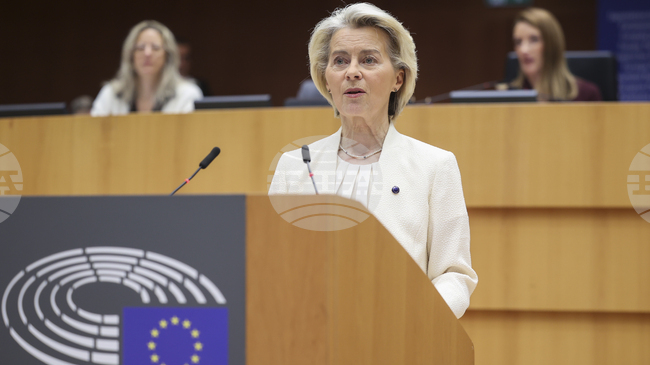 Има три възможности за продължаване на финансовата подкрепа за Украйна, каза Фон дер Лайен
